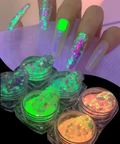 Glow In The Dark Nail Art 6 Set