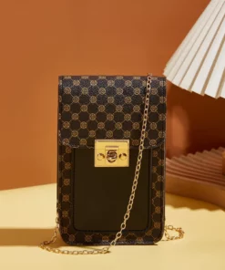 Gold & Brown Stylish Handbag