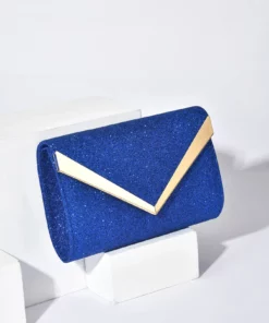 Blue Satchel Handbag