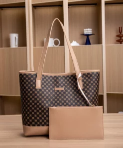 Beige Fashionable Bag Set