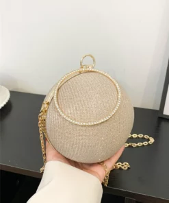 Gold Stylish Evening Handbag