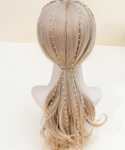 Gold Hair Accessory Sparkling Set