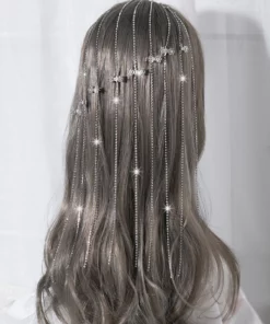 Hair Accessory Sparkling Silver Set