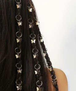 Gold Butterfly Hair Charms