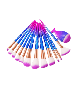 Blue Mermaid Brushes Make-Up Brush Set
