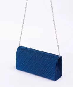 Glamorous Blue Elegance Handbag
